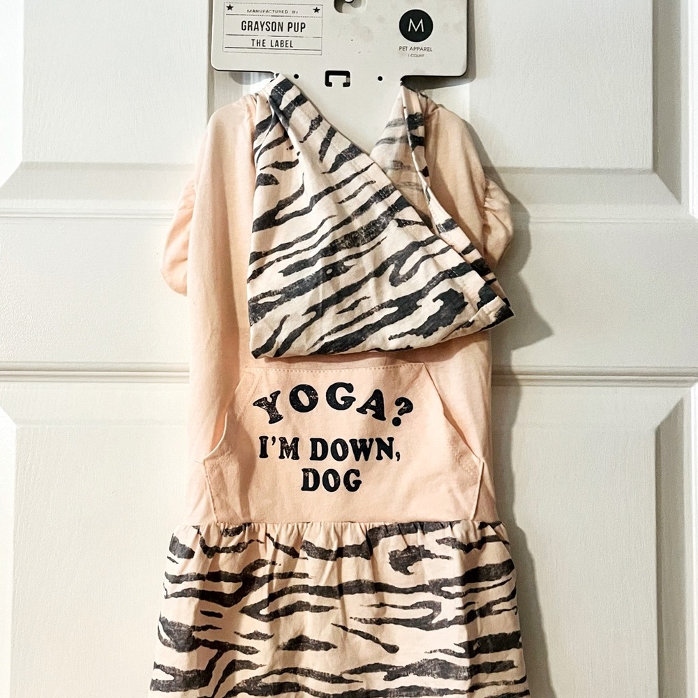 Doggie Yoga Dress - Size Medium